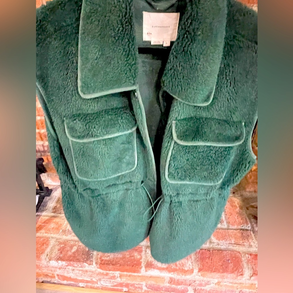 Anthropologie Emerald Green Vest